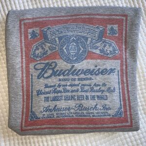 Budweiser sweatshirt! - no hood
